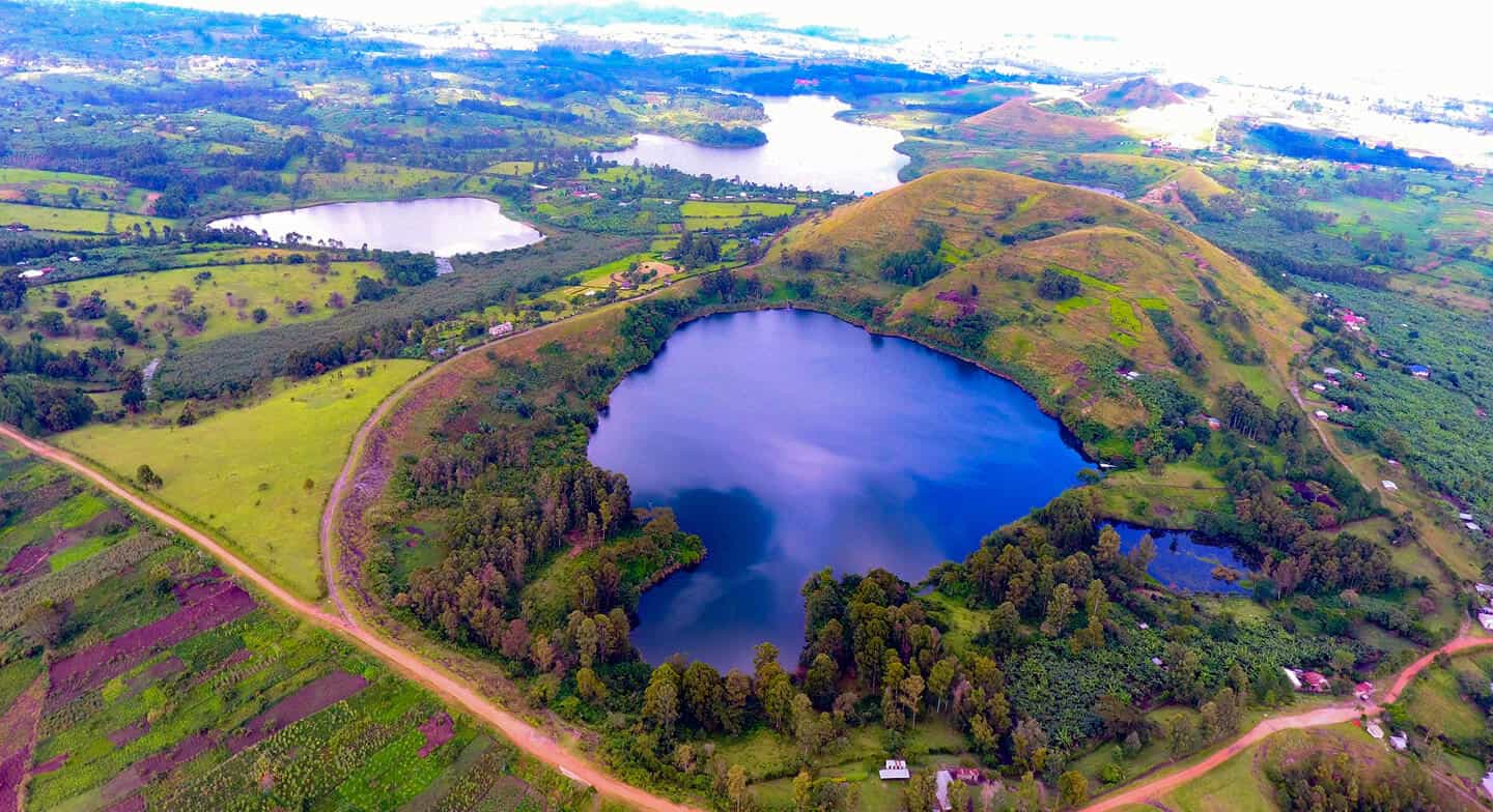 A photo of one of the Fort Portal Crater Lakes
