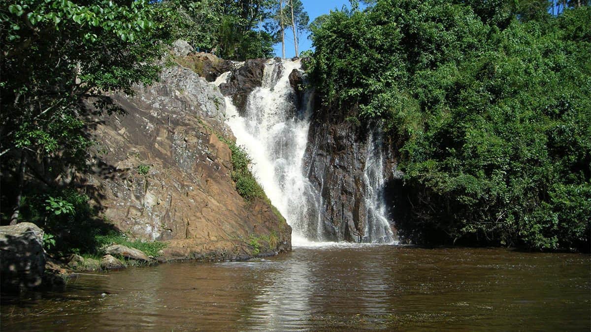 A photo of Sezibwa falls