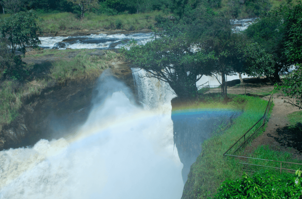 A photo showing the majestic Murchison falls