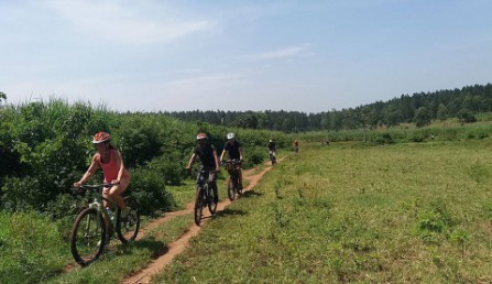 A picture of Tourists Cycling in Jinja